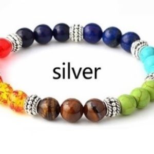 🌷2/$30🌷 NWOT! Natural Stone Chakra Bracelet